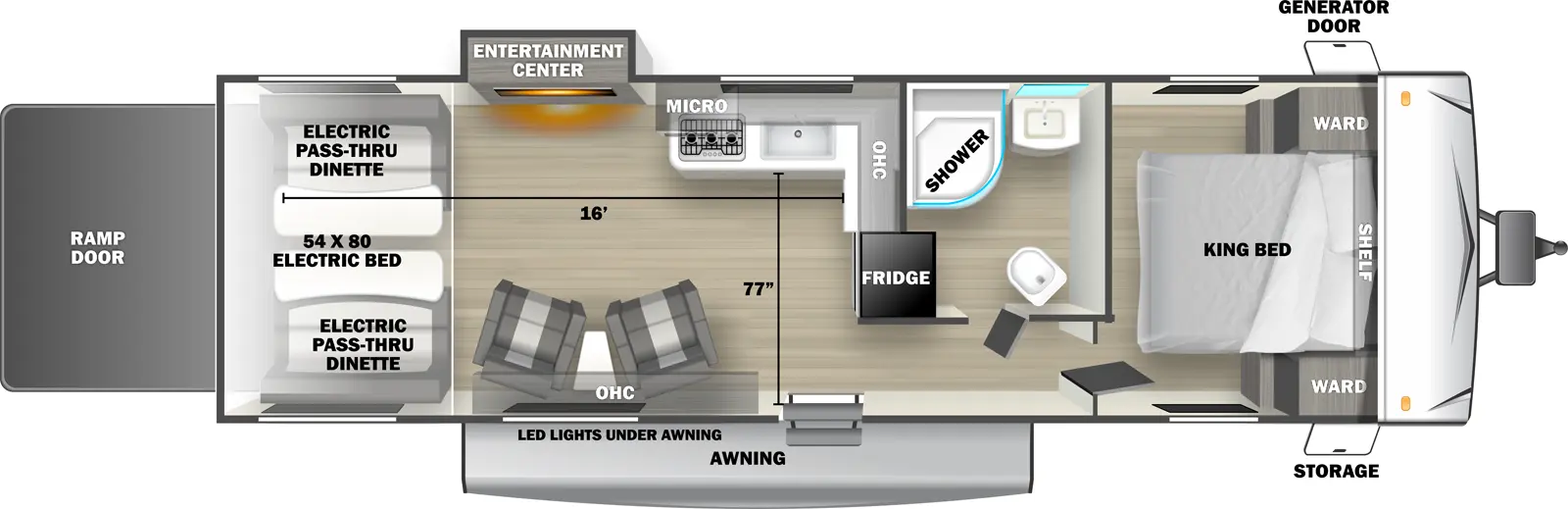 Sandstorm 2700SRS Floorplan